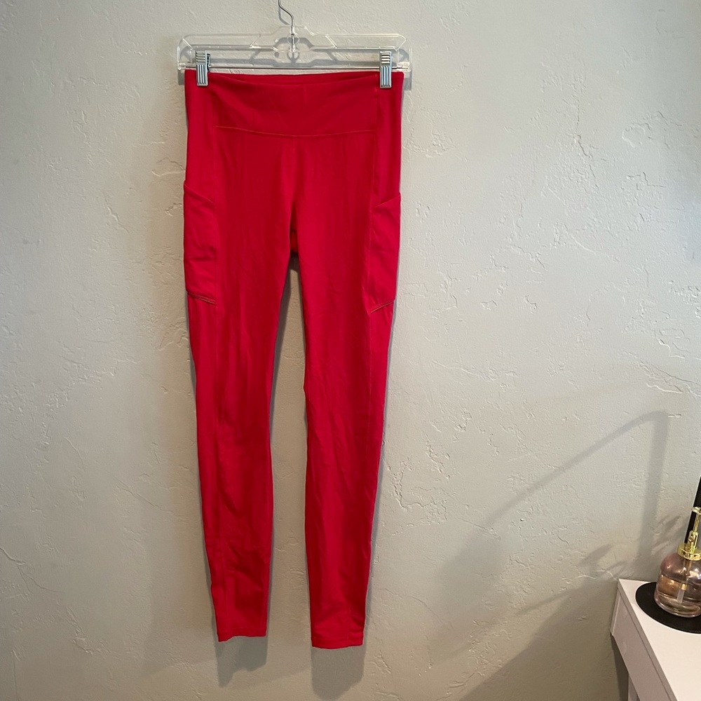 Lululemon Red Swift Speed Tights